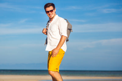 10 Summer Outfit Ideas with Bamboo Short Trunks for Casual Men's Fashion