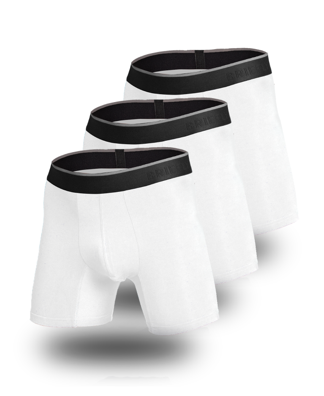 PUNKANDYO WHITE 低く BOXERS (3-PACK)